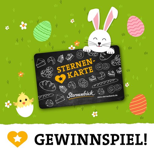 💛 Gewinnspiel! 🐰 Mit voller Vorfreude auf das Osterfest verlosen wir 3 x 20 €-Gutscheine für eure Lieblingsbäckerei! 💛
...